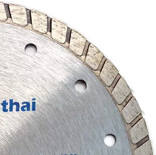 Miniatura 3 de Kingthai Hoja de diamante de borde Turbo de 4 pulgadas para piedra de mampostería de hormigón, eje de 7/8 "-5/8