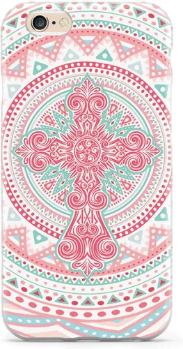 Miniatura 13 de Inspired Cases - Compatible with iPhone Xs Max Case - 3D Textured Protective Phone Case for Apple iPhone Xs Max - Ornate Cross - Coral and Mint