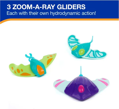 Miniatura 3 de Juguetes de agua SwimWays Zoom-A-Rays, juguetes de piscina para niños para entrenamiento de natación, juegos al aire libre para niños de 5 años