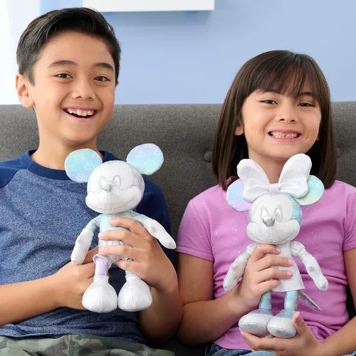 Miniatura 2 de Disney 100 años de maravilla Juego de coleccionistas de muñecos de peluche de Mickey Mouse y Minnie Mouse, juguetes para niños de 2 años en adelante