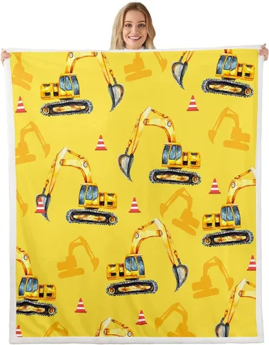 Miniatura 10 de Kids Train Flannel Blanket,Cartoon Car Bedroom Living Room Soft Cozy Fleece for Living Room Bedroom,Boys Girls Choo-Choo Train Tracks Blankets Decor