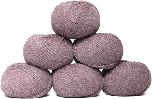 Miniatura 26 de 100% Hilo de Lana de Alpaca Bebé (Juego de 3 Madejas, 150 Gramos) Peso DK - Hecho en Perú - Celestialmente Suave y Perfecto para Tejer y Ganchillo