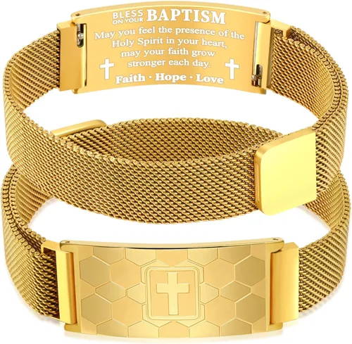 Miniatura 106 de Regalos de graduación, pulsera de fútbol, fútbol, baloncesto, béisbol, regalos de pulsera, pulseras de cruz de fe para hombres, bautismo, primera