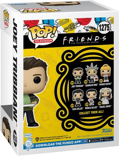 Miniatura 3 de Funko POP! TV: Friends - Joey Tribbiani con pizza - Figura de vinilo coleccionable - Idea de regalo - Producto oficial - para niños y adultos - Fans