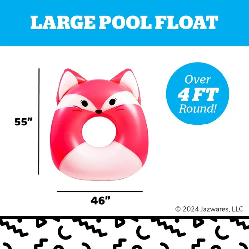 Miniatura 3 de BigMouth x Squishmallows - Flotador inflable original para piscina, tubo de natación para adultos y niños, suministros para fiestas en la piscina