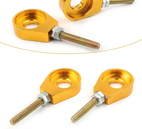Miniatura 6 de Ajustadores de tensor de cadena, bloque de eje de rueda trasera, herramienta de ajuste de cadena para motocicleta china Pit Dirt Bike XR50 CRF50