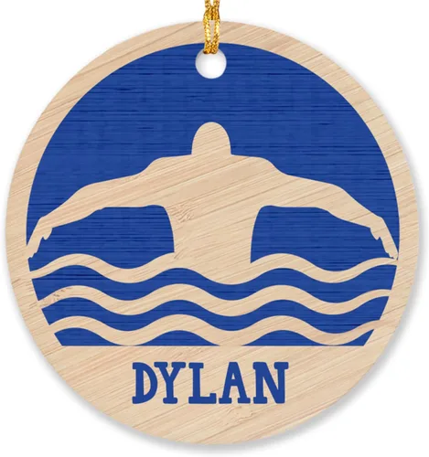 Miniatura 18 de Adorno de Navidad de balón de fútbol, adorno de fútbol personalizado con nombre, adorno de jugador de fútbol personalizado para árbol de Navidad