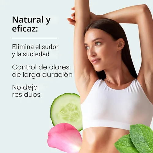 Miniatura 4 de Dew Well Toallitas desodorantes – Desodorante de viaje para llevar – Toallitas corporales con aromas de menta fresca, rosa y pepino para mujer