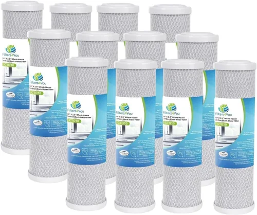 Miniatura 8 de CFS UltraClean - Cartucho de filtro de agua de bloque de carbono de 10 x 2.5 pulgadas, compatible con Flow-Pur 8 y WCBCS-975-RV, reduce el cloro