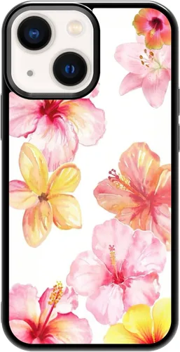 Miniatura 321 de Funda de teléfono de playa de verano a prueba de golpes y protectora con hibisco, bonitas fundas de teléfono para iPhone XR jamaica (Hibiscus Flower)
