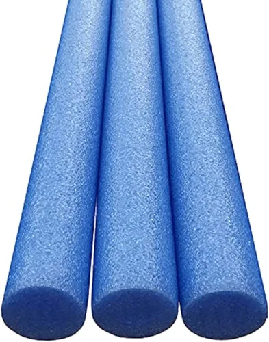 Miniatura 10 de Oodles of Noodles Fideos sólidos de espuma de lujo para piscina, paquete de 3, 55 pulgadas de longitud Rojo