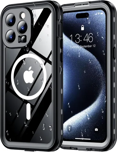 Miniatura 8 de Red2Fire Funda impermeable para iPhone 16, protector de pantalla integrado y protector de cámara, compatible con MagSafe, cuerpo completo a prueba