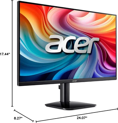 Miniatura 15 de Acer Monitor de 27 pulgadas - Pantalla FHD IPS KB272-27 pulgadas (1920 x 1080), frecuencia de actualización de hasta 120 Hz, 99% sRGB, inclinación