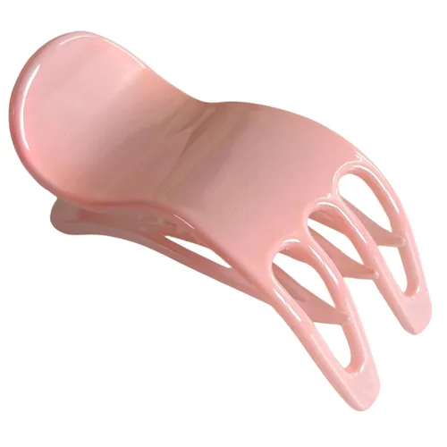 Parcelona French Simply Bear Paw Medium 3 pulgadas Celuloide antideslizante lateral deslizante en la mandíbula Yoga para cabello fino moda estilo