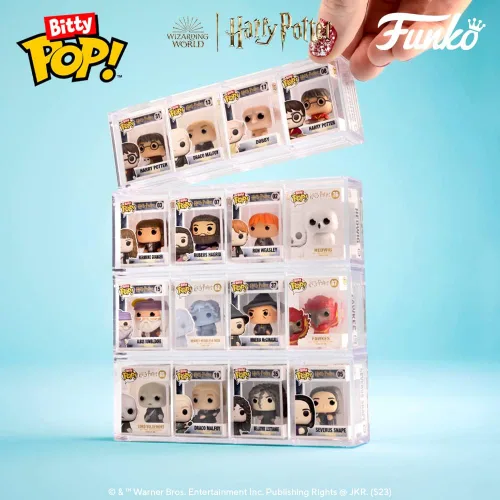 Miniatura 23 de Funko Bitty POP! HP - Voldemort, paquete de 4 - Lord Voldemort, Draco Malfoy (quidditch), Bellatrix Lestrange y una mini figura sorpresa misteriosa