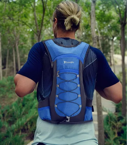 Miniatura 7 de Croogo Mochila de hidratación para correr con vejiga de agua de 2 litros, ligera, para ciclismo, para hombres y mujeres, color rojo OT05