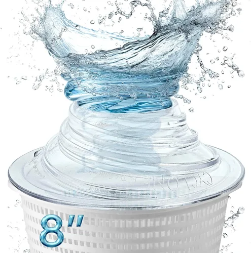 Miniatura 10 de The Skimmie Cyclone 6" (Cesta del skimmer NO incluida) - SOLO para piscinas sobre el suelo - Turboalimenta el flujo de agua del skimmer
