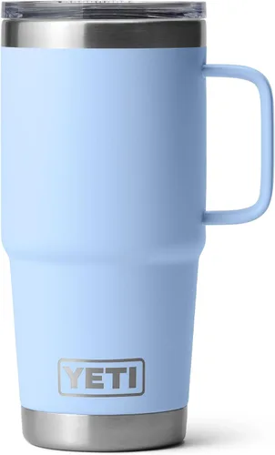 Miniatura 30 de YETI - Vaso de viaje Rambler de 20 onzas, de acero inoxidable, aislada al vacío con tapa fuerte Stronghold Blanco