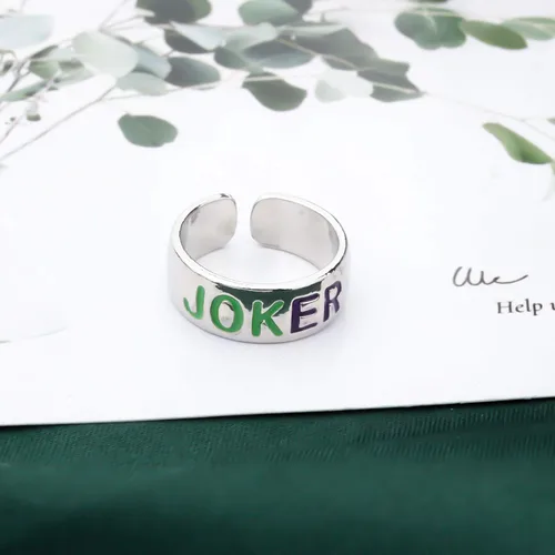 Miniatura 2 de FAADBUK Joker Harlery Quinn Anillo de amistad para pareja, novio, novia, regalo para mejor amiga, regalo de Harley Quinn y Joker Lover