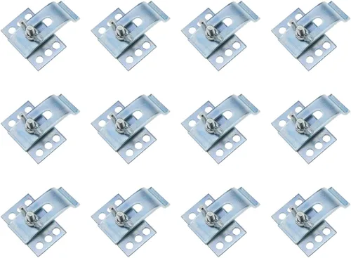 12 juegos de clips de fregadero de acero inoxidable epoxi soportes de fregadero de montaje inferior soportes para baño cocina montaje inferior clip