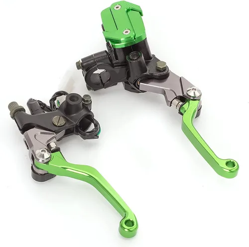 Miniatura 10 de Juego de palancas de cilindro maestro para motocross, juego de freno, pivote de depósito, montaje ajustable, kit universal para motocicleta de 7/8