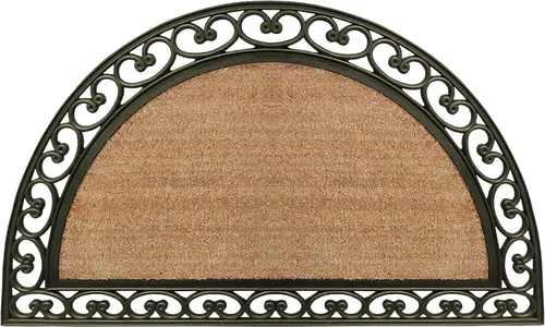 Miniatura 101 de A1HC Tapete para Puerta de Fibra de Coco Natural y Caucho, 30"x48" – Grueso, Duradero, Resistente, Anti-Desprendimiento, Resistente a