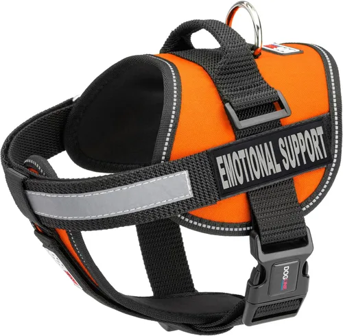 Miniatura 11 de Dogline Unimax - Arnés de chaleco multiusos Unimax para perros y 2 parches de soporte emocional extraíbles con respaldo de velcro