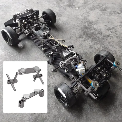 Miniatura 3 de Milltrip Soportes magnéticos para el cuerpo RC, montaje magnético de carrocería, kit de montaje de carcasa magnética de aluminio, soporte de poste