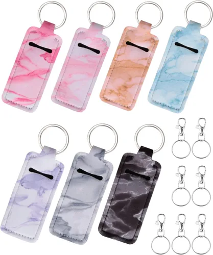Miniatura 11 de Meiiy Chapstick - Llavero para bálsamo labial, funda para lápiz labial, soporte para brillo de labios, relleno de calcetines, regalo para mujeres