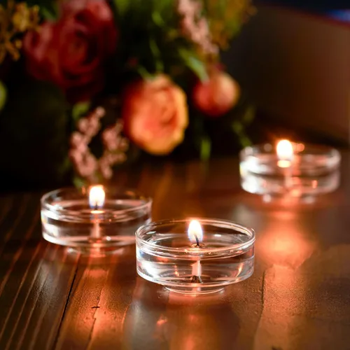 Miniatura 2 de MontoPack Velas blancas sin perfume a granel [100] 4 horas de velas de té de parafina sin humo, sin goteo, de larga duración Pequeñas velas