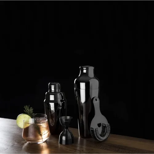 Miniatura 5 de Viski Canterbury - Juego de 1 herramienta de medición doble para cócteles, herramientas de bar y accesorios, herramienta de barman de acero Negro