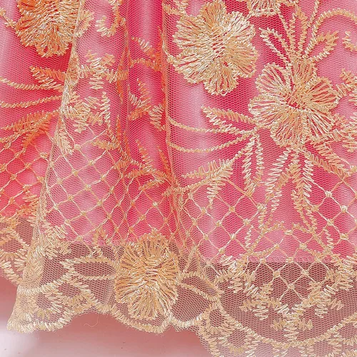 Miniatura 6 de NNJXD Vestido de princesa para bebé, con flores, para cumpleaños, bodas, fiestas