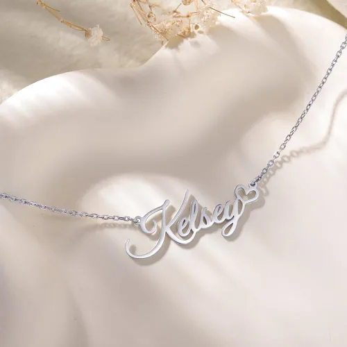 Miniatura 4 de Collar con nombre personalizado, collares de plata de ley personalizados para mujer, collares con nombre personalizados, joyería de regalo para mujer