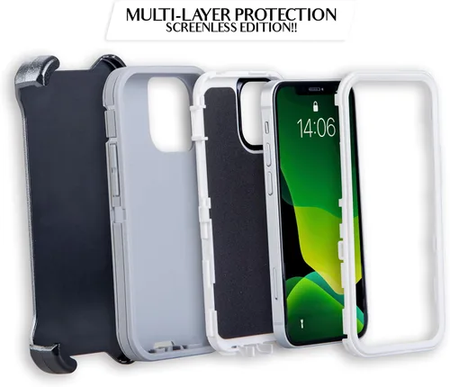 Miniatura 3 de Funda para iPhone 13 Mini (5.4") con 2 protectores de pantalla Resistente cuerpo completo de grado militar protección contra caídas Funda