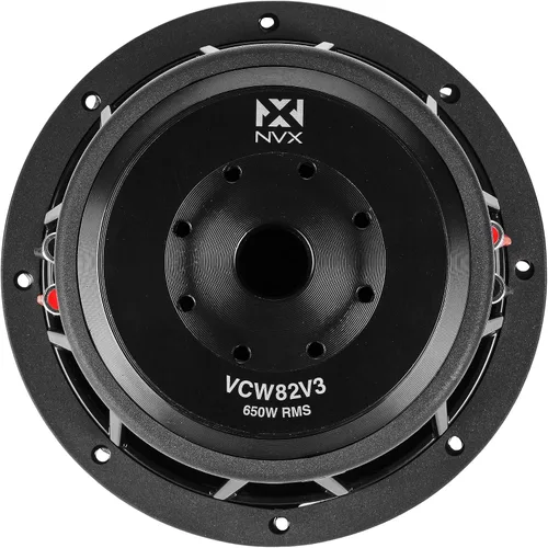 Miniatura 5 de NVX VCW82v3 - Subwoofer para automóvil de 8" pulgadas, 1300 vatios máximo (650 W RMS) Dual 2-ohmios Serie VC (VCW82 Versión 3)