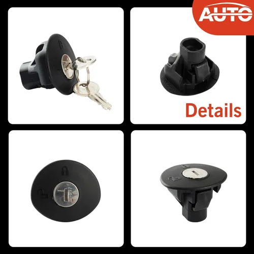 Miniatura 4 de Tapa de tapón de depósito de combustible refrigerante de gas con bloqueo 8U5Z9C268B Reemplazo para Ford Lincoln