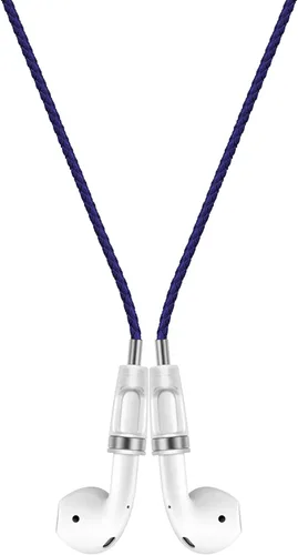 Miniatura 15 de Correa de cuello antipérdida para AirPods, cadena de collar magnética fuerte de cuero PU, compatible con AirPods 1&2 / 3ª generación / Pro / Pro 2