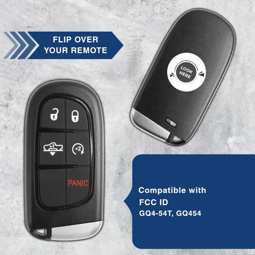 Miniatura 5 de KeylessOption Alarma inteligente para llave de coche de arranque remoto sin llave para suspensión neumática Dodge Ram 1500, 2500, GQ4-54T