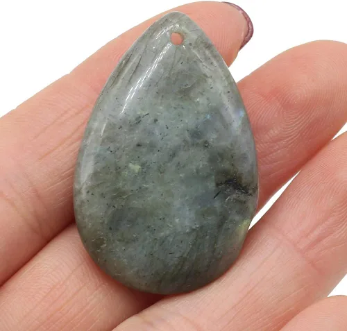 Miniatura 3 de 5 piezas de colgante de gota natural turquesa ágata imagen piedra curativa joyería mineral fabricación de bricolaje collar aretes accesorio Deco
