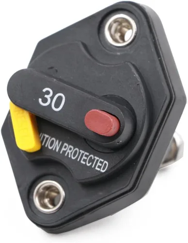 Miniatura 53 de E69 Interruptor de circuito de 10 A T3 con restablecimiento manual Mini de montaje en superficie IP66 Interruptor conmutable de 10 A