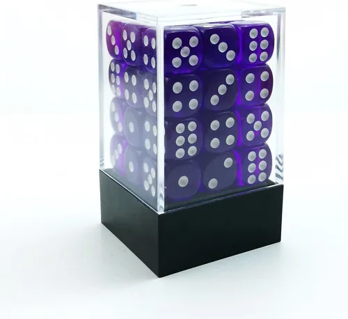 Miniatura 26 de Bescon 0.472 in 6 lados dados 36 en cubo, 0.472 in seis caras Die (36) bloque de dados, efecto Géminis en todos los colores surtidos de flores