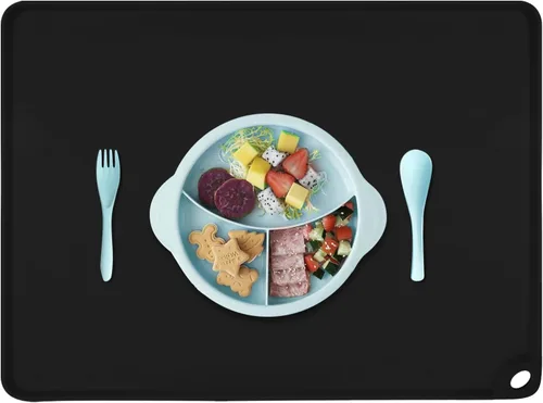 Miniatura 30 de Tapete de silicona extra grande para encimera de cocina, 36 x 24 pulgadas, tapete de silicona para mesa de resina, tapete resistente al calor