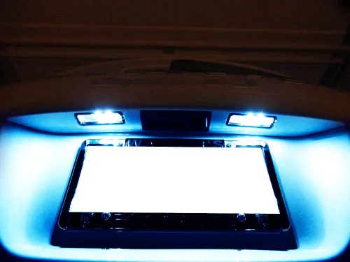 Miniatura 8 de iJDMTOY OEM-Fit Kit de luces LED completas para placa de matrícula en color azul hielo para Volkswagen Golf GTi, CC, Rabbit, Eos, Beetle; Compatible