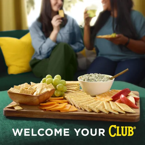 Miniatura 7 de Club Minis Crackers, aperitivos para el almuerzo, galletas saladas, Hidden Valley Ranch, caja de 11 onzas (1 caja)