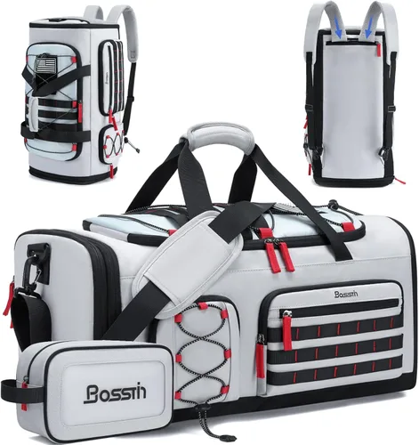 Bosstin Bolsa de gimnasio para hombres y mujeres, 45L de viaje, bolsa de lona deportiva, mochila de viaje para gimnasio y fin de semana con