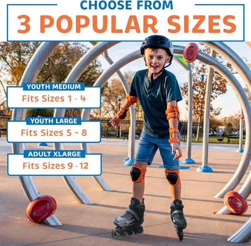 Miniatura 6 de XINO SPORTS Combo 2 en 1, Patines para niños Patines en línea - Patines intercambiables con luz LED para niños de 6 a 12 años, adolescentes y Gris