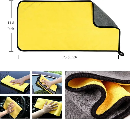Miniatura 7 de LumiMokki Kit de trapeador de lavado de automóvil de 62 pulgadas, trapeador de limpieza de automóvil con mango largo de acero inoxidable para Verde