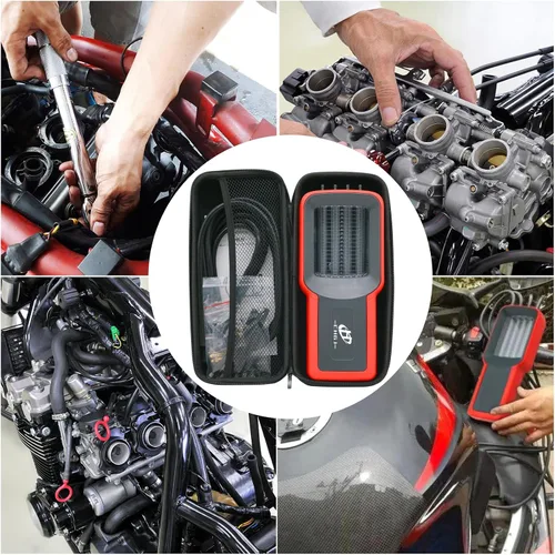 Miniatura 7 de Sincronizador universal de carburador de 4 cilindros para motocicleta, indicador de balanceo de carburador, compatible con 3 cilindros y 2 cilindros