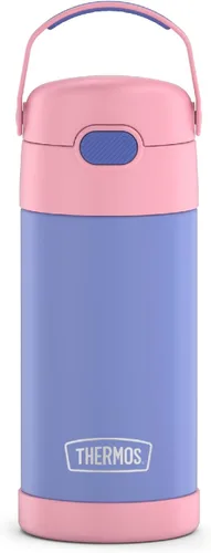 Miniatura 28 de THERMOS FUNTAINER - Botella de acero inoxidable con aislamiento al vacío y sorbete, capacidad de 12 onzas, para niños, azul Azul marino