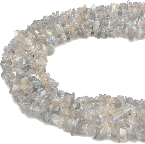 Miniatura 19 de PLTbeads Kit de pulseras de cintura de piedras preciosas curativas natrales de 0.197-0.315 in, diseño de piedras irregulares, fabricación de joyas